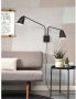 It&apos;s about RoMi its about RoMi Wandlamp Bremen 2-lamps Zwart - Thumbnail 5