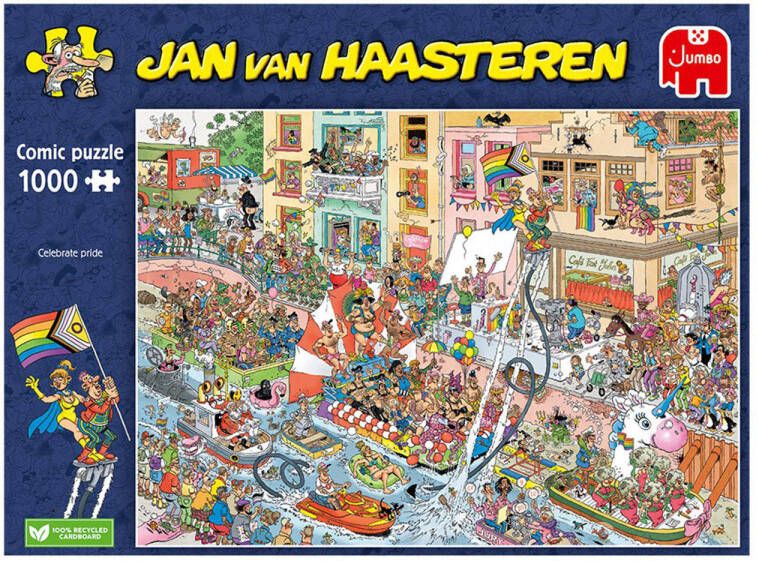 Jan van Haasteren celebrate pride! legpuzzel 1000 stukjes