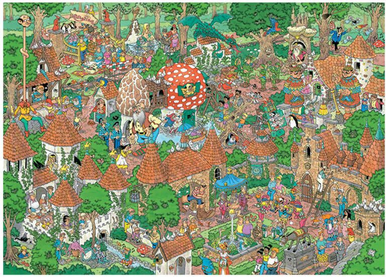 Jan van Haasteren efteling sprookjesbos legpuzzel 1000 stukjes