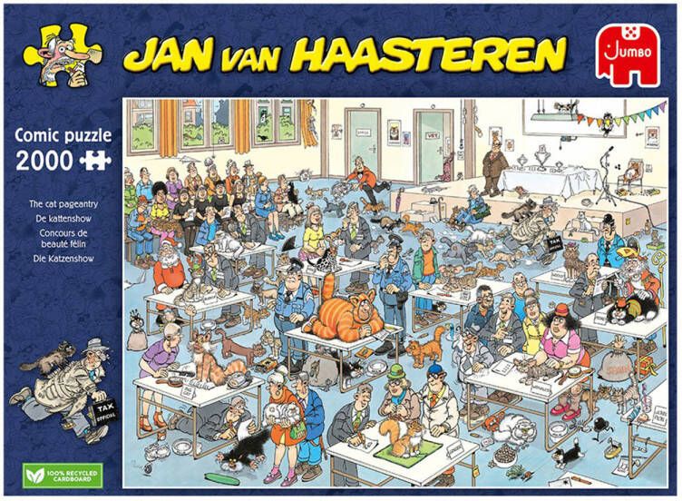 Jan van Haasteren kattenshow legpuzzel 2000 stukjes