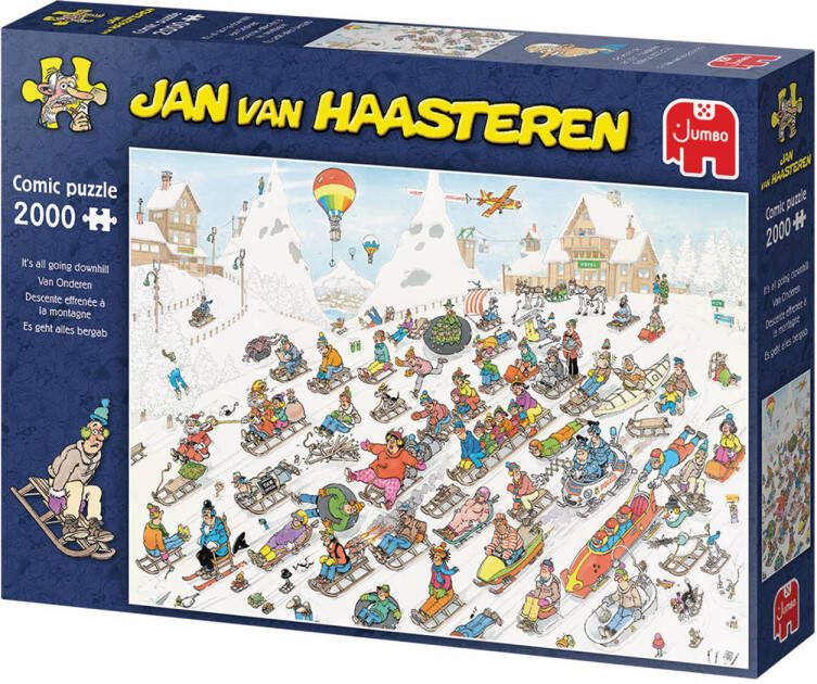 Jan van Haasteren van onderen legpuzzel 2000 stukjes