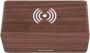 Karlsson Wekker Block W. Phone Charger Led Donker Hout - Thumbnail 3