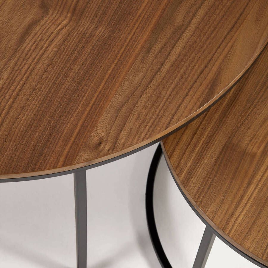 Kave Home bijzettafel rond (set van 2) Yoanna