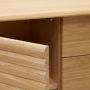 Kave Home Dressoir Lenon 1 deur en 3 laden van hout en eikenfineer 105 x 84 cm FSC MIX Krediet - Thumbnail 3