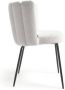 Kave Home Aniela chair in white sheepskin and metal with black finish - Thumbnail 5
