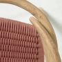Kave Home Nina stoel gemaakt van massief eucalyptushout en terracotta touw FSC 100% - Thumbnail 4