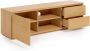 Kave Home Abilen TV meubel met 1 deur en 2 laden in eikenfineer 150 x 43 6 cm FSC 100% FSC - Thumbnail 4