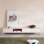Kave Home Vedrana-TV-meubel met 3 laden witgelakt MDF 195 x 35 cm - Thumbnail 5
