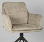 LABEL51 Draaibare Eetkamerstoel Joy Elegance stof Beige - Thumbnail 3