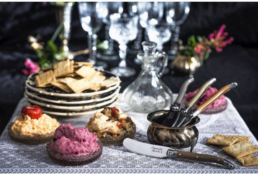 Laguiole Style de Vie Botermessen Treasure 4 stuks