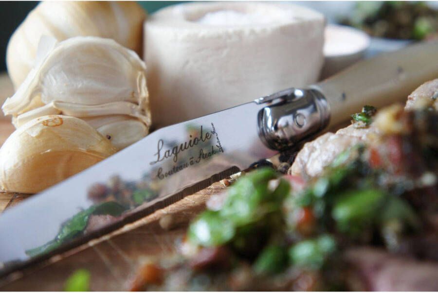 Laguiole Style de Vie Steakmessen Premium Line Parelmoer 6 stuks