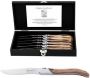 Laguiole Style de Vie Steakmessen Luxury Line Olijfhout 6 stuks - Thumbnail 4
