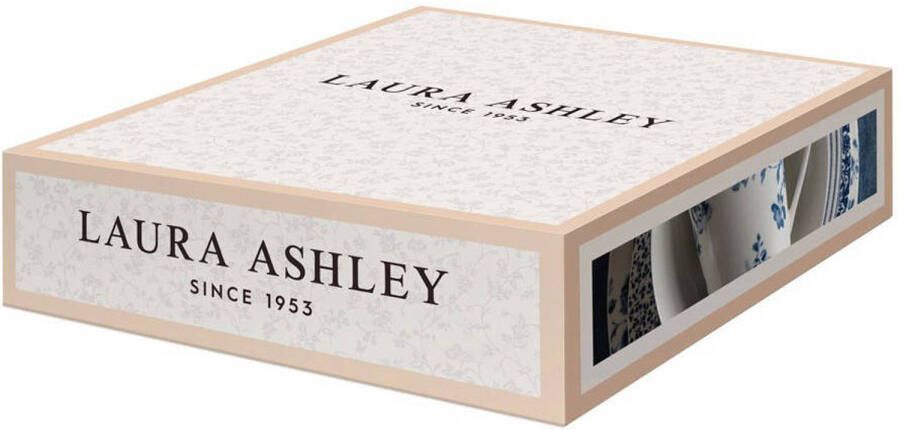 Laura Ashley gebaksbord (Ø20cm) giftbox Blueprint Collectables (set van 4)
