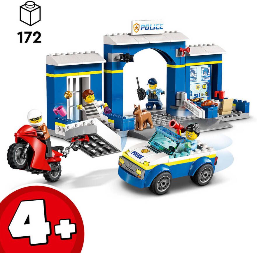 LEGO City Achtervolging politiebureau 60370