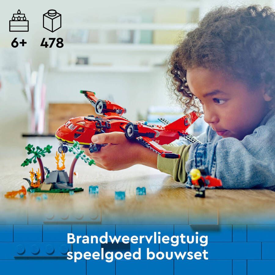 LEGO City Brandweer vliegtuig 60413