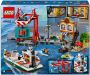 LEGO City Haven met vrachtschip Boot Speelgoed voor Kinderen 60422 - Thumbnail 4