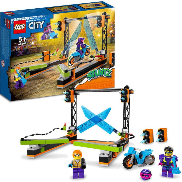 LEGO City Het mes stuntuitdaging 60340