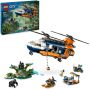 LEGO City Jungleonderzoekers: helikopter bij de basis set 60437 - Thumbnail 2