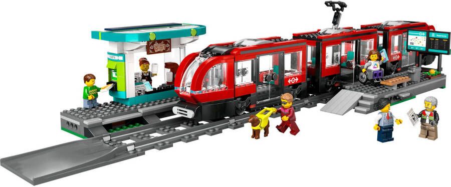 LEGO City Stadstram en station speelgoedset 60423 City Trains