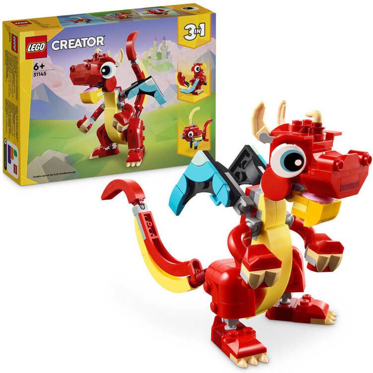 LEGO Creator Rode draak 31145