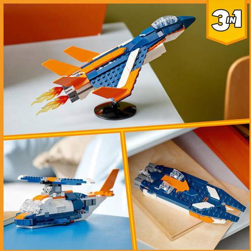 LEGO Creator Supersonisch straal vliegtuig 31126