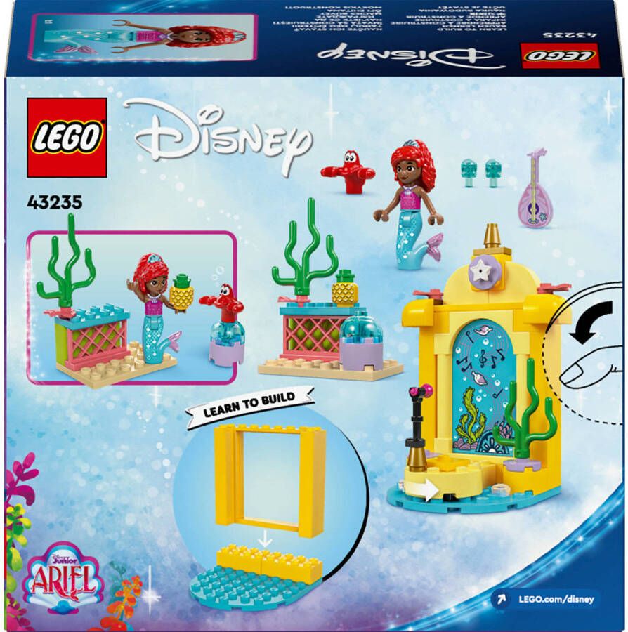 LEGO Disney Princess Ariëls muziekpodium Bouwbaar Speelgoed voor Kinderen 43235