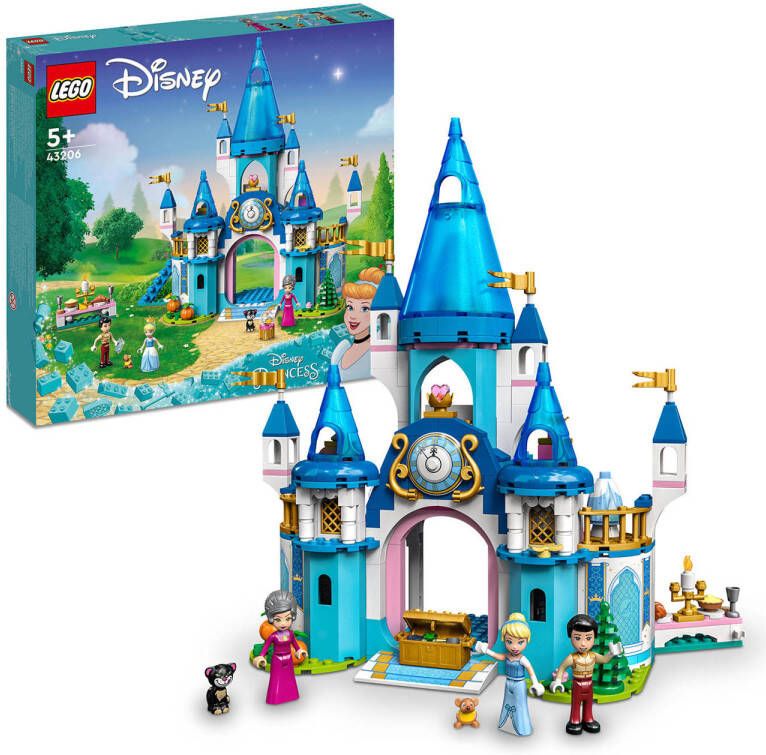 LEGO Disney Princess Het kasteel van Assepoester en de knappe prins 43206