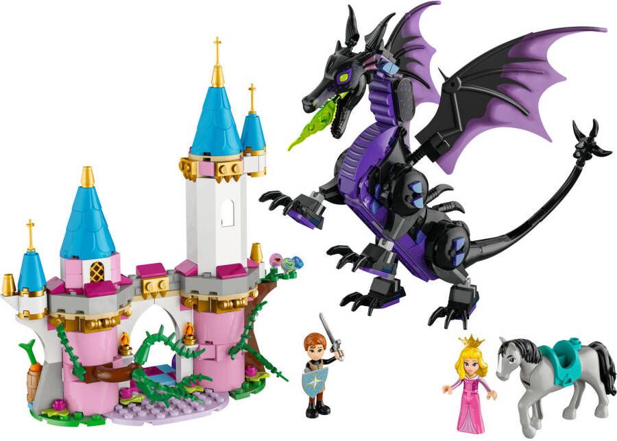 LEGO Disney Princess Maleficent in drakenvorm Bouwbaar Speelgoed voor Kinderen 43240