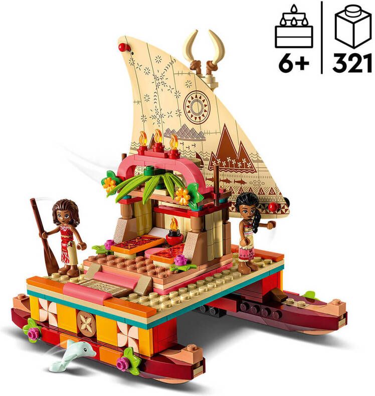 LEGO Disney Princess Vaiana s ontdekkingsboot 43210