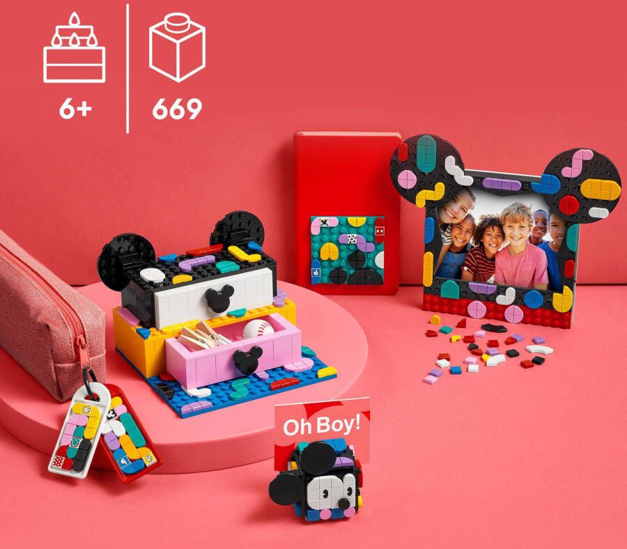 LEGO Dots Mickey Mouse & Minnie Mouse: Terug naar school 41964