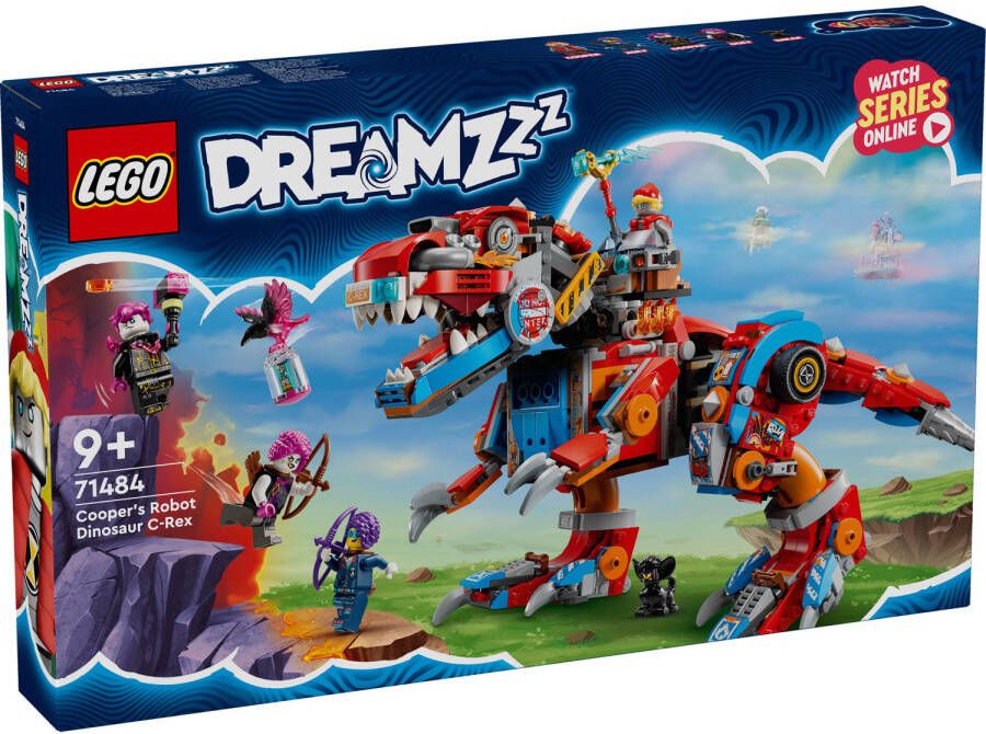 LEGO DREAMZzz 2-in-1 Coopers robotdinosaurus C. Rex Dinosaurus Speelgoed voor Kinderen 71484 DREAMZzz