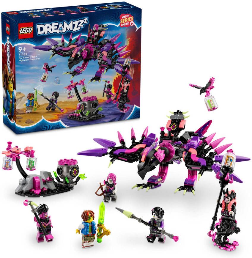 LEGO DREAMZzz 2-in-1 De nachtmerriewezens van de Neder Heks Bouwpakket voor Kinderen 71483