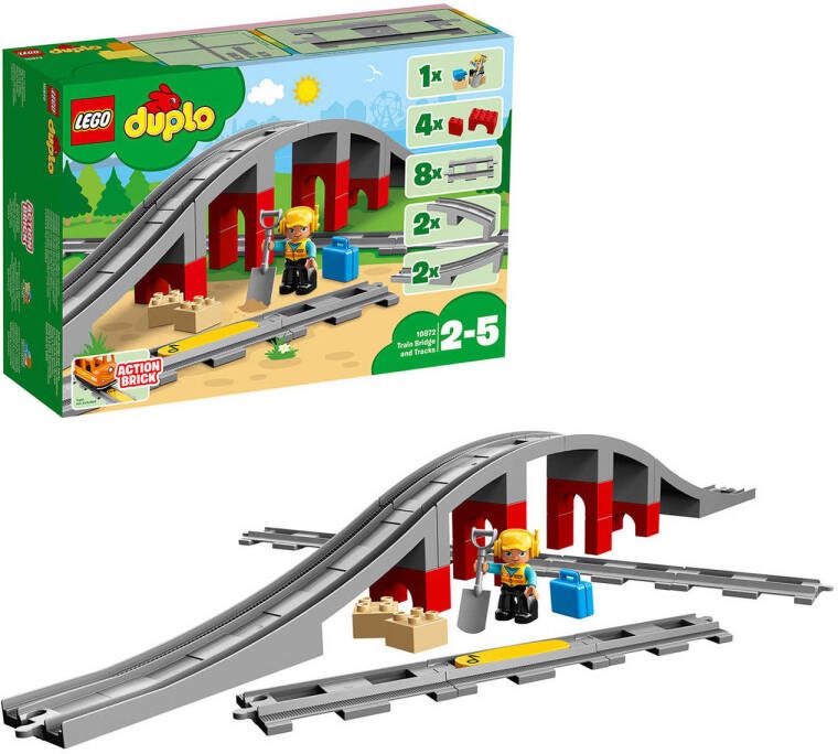 LEGO Duplo Treinbrug en -rails 10872