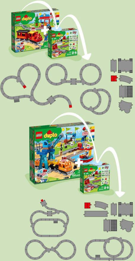 LEGO DUPLO Trein rails 10882