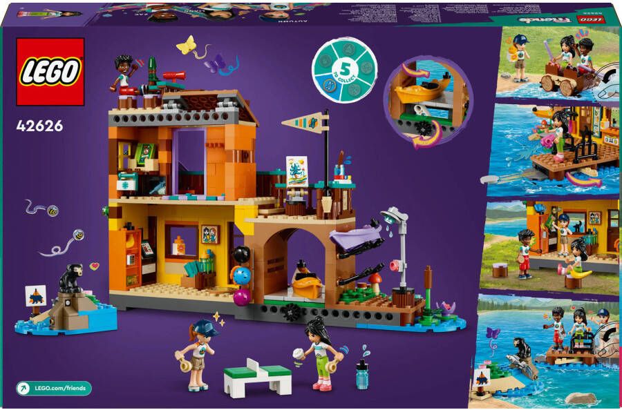 LEGO Friends Avonturenkamp watersporten Speelgoed Bouwpakket voor Kinderen 42626