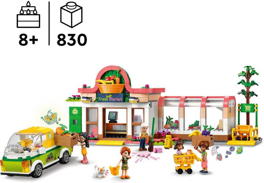 LEGO Friends Biologische supermarkt 41729