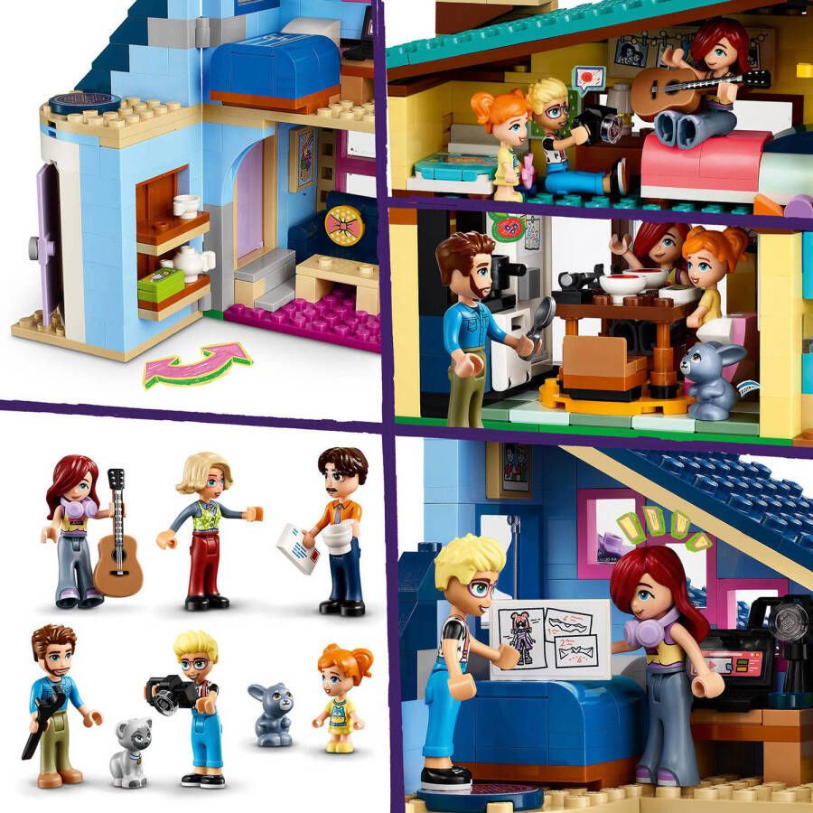 LEGO Friends Olly en Paisley's huizen 42620