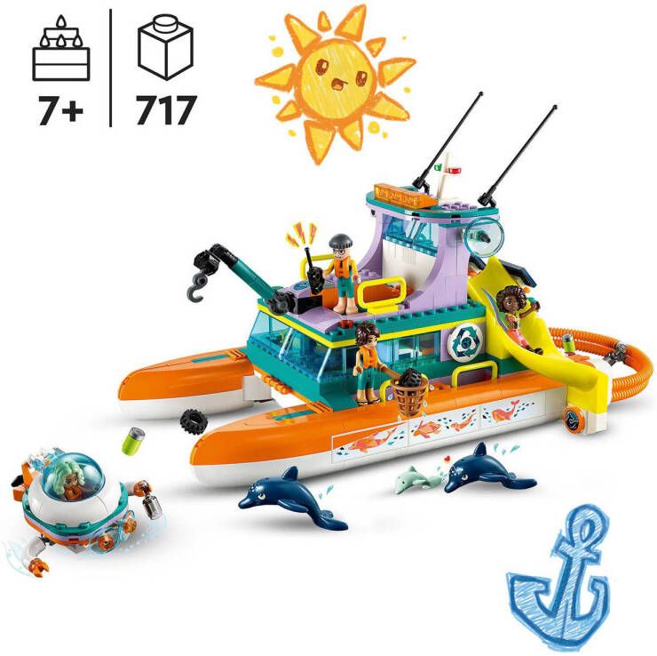 LEGO Friends Reddingsboot op zee 41734