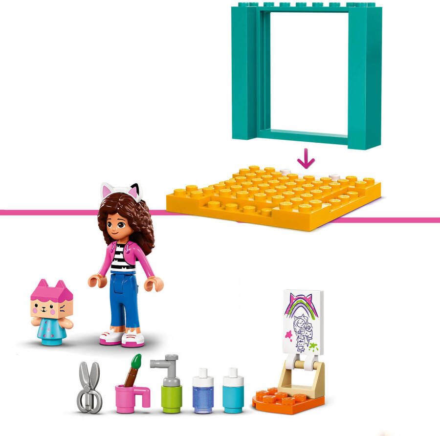 LEGO Gabby's Dollhouse Knutselen met Babykitty 10795