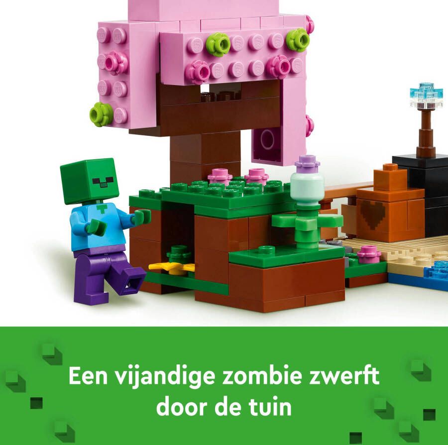 LEGO Minecraft De kersenbloesemtuin 21260