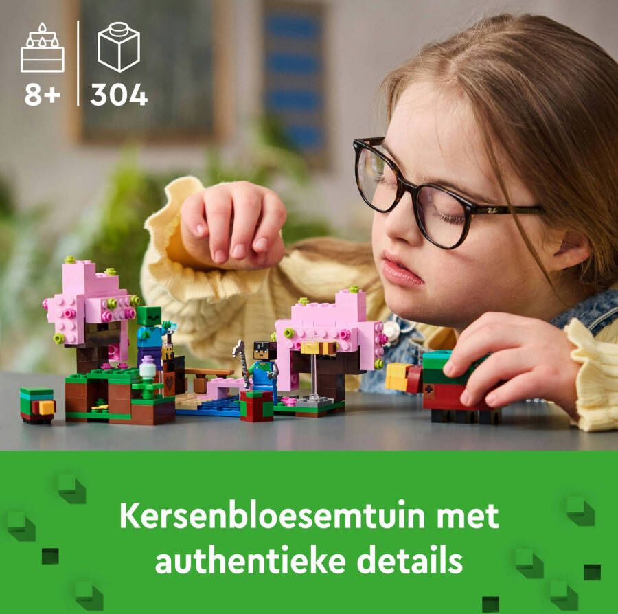 LEGO Minecraft De kersenbloesemtuin 21260