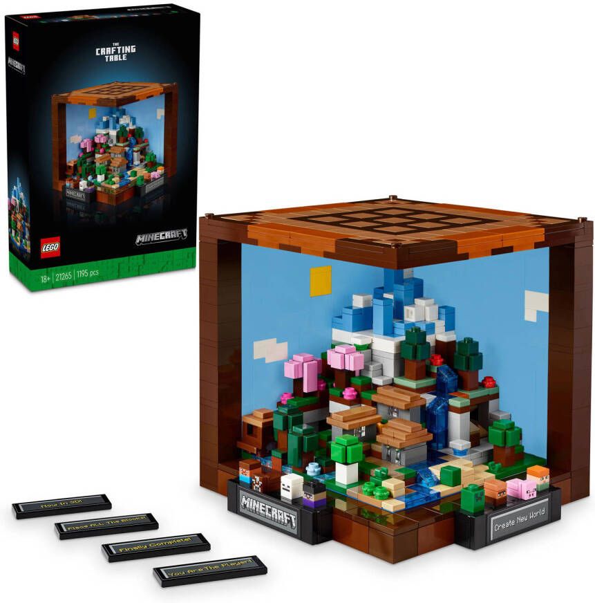 LEGO Minecraft De werkbank voor volwassenen 21265 Minecraft