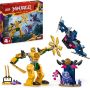 LEGO Ninjago Arins strijdmecha Ninja Speelgoed Set met Vliegtuig en Actiefiguur 71804 - Thumbnail 3