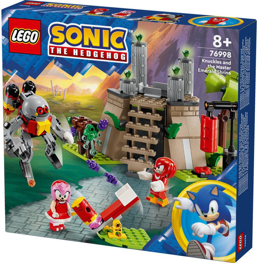 LEGO Sonic the Hedgehog Knuckles en de Master Emerald tempel Bouwbare Speelgoed Game 76998