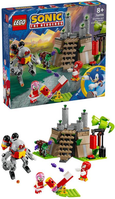 LEGO Sonic the Hedgehog Knuckles en de Master Emerald tempel Bouwbare Speelgoed Game 76998