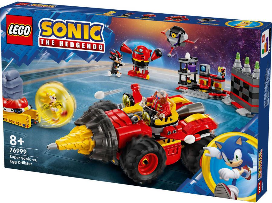 LEGO Sonic the Hedgehog the Hedgehog™ Super Sonic vs. Egg Drillster 76999 Sonic