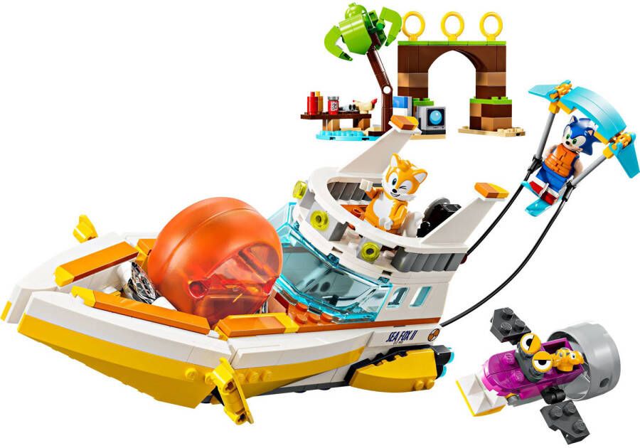 LEGO Sonic the Hedgehog Tails' avonturenboot Boot Speelgoed voor Kinderen 76997