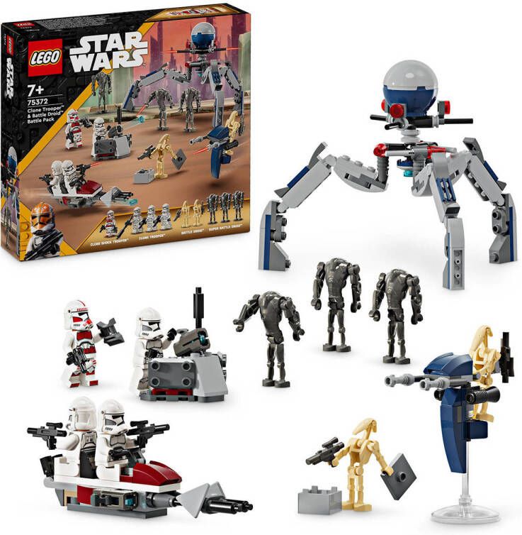 LEGO Star Wars Clone Trooper & Battle Droid Battle Pack 75372