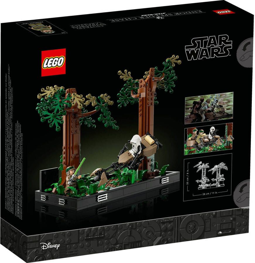 LEGO Star Wars Endor™ speederachtervolging diorama 75353