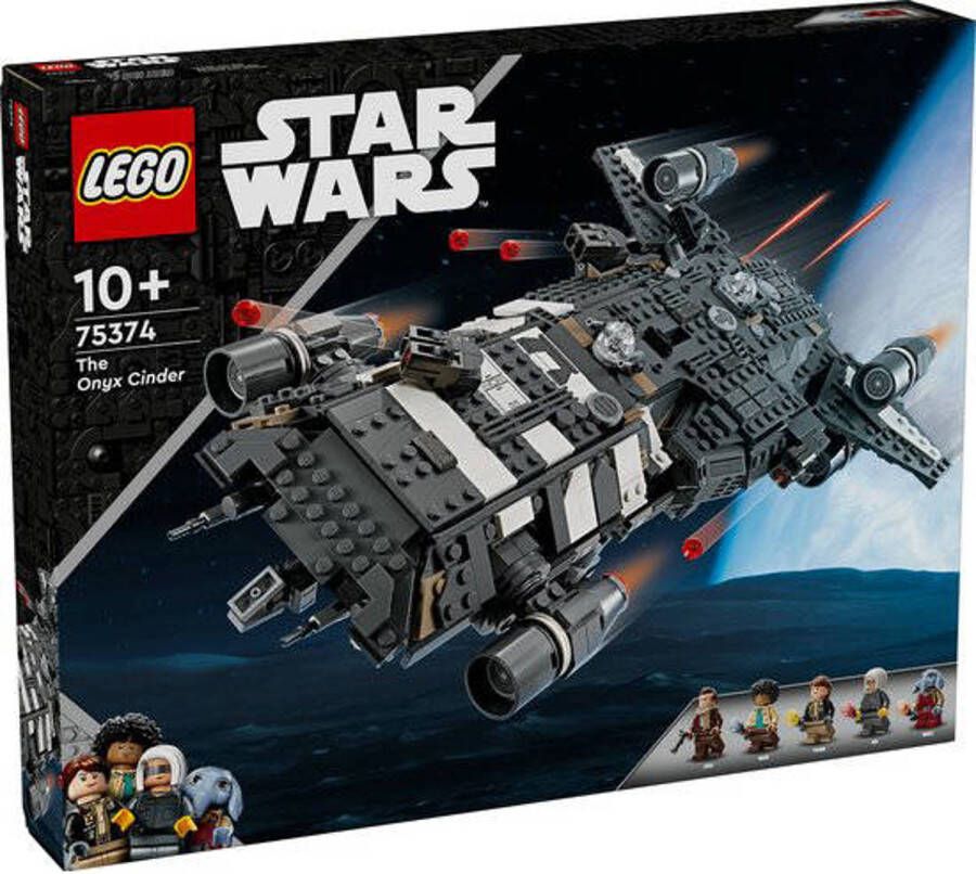 LEGO Star Wars Skeleton Crew De Onyx Cinder Bouwbaar Ruimteschip Speelgoed voor Kinderen 75374